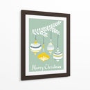 Alegres pequeñas bolas de Navidad menta - Annick | Cuadro decorativo de Canvas Lab