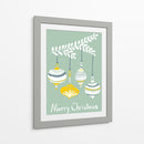 Alegres pequeñas bolas de Navidad menta - Annick | Cuadro decorativo de Canvas Lab