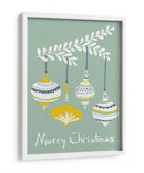 Alegres pequeñas bolas de Navidad menta - Annick | Cuadro decorativo de Canvas Lab