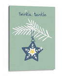 Alegre destello estrella de Navidad menta - Annick | Cuadro decorativo de Canvas Lab