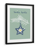 Alegre destello estrella de Navidad menta - Annick | Cuadro decorativo de Canvas Lab
