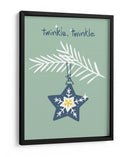Alegre destello estrella de Navidad menta - Annick | Cuadro decorativo de Canvas Lab
