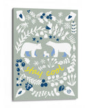 Arte popular, oso polar stay cool - Annick | Cuadro decorativo de Canvas Lab