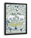 Arte popular, oso polar stay cool - Annick | Cuadro decorativo de Canvas Lab