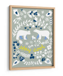 Arte popular, oso polar stay cool - Annick | Cuadro decorativo de Canvas Lab