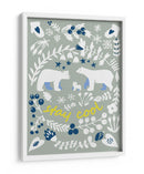 Arte popular, oso polar stay cool - Annick | Cuadro decorativo de Canvas Lab