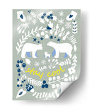 Arte popular, oso polar stay cool - Annick | Cuadro decorativo de Canvas Lab
