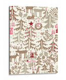 Patrón de tiempo de invierno de la Selva Negra de Navidad - Annick | Cuadro decorativo de Canvas Lab