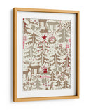 Patrón de tiempo de invierno de la Selva Negra de Navidad - Annick | Cuadro decorativo de Canvas Lab