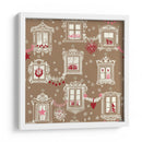 Patrón de ventanas navideñas de invierno de la Selva Negra - Annick | Cuadro decorativo de Canvas Lab