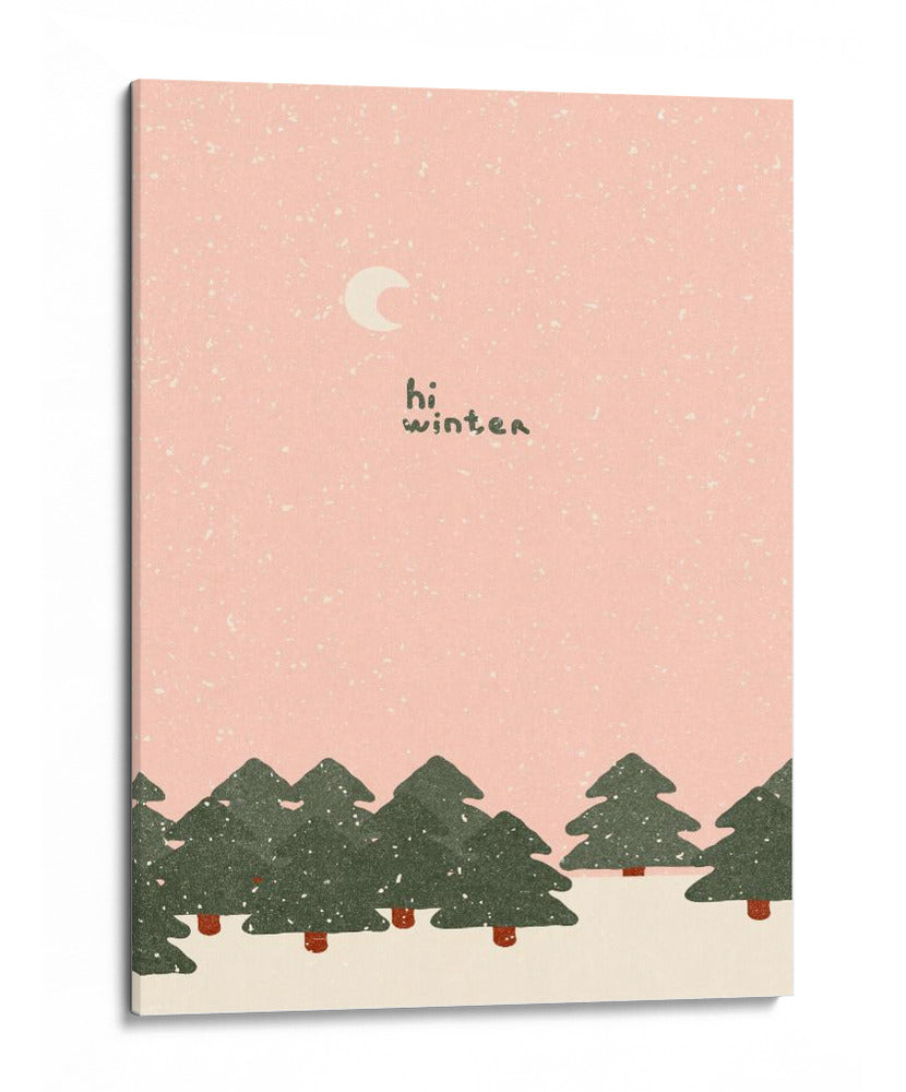 Nevada mágica en el bosque. Hola invierno. - NKTN | Cuadro decorativo de Canvas Lab