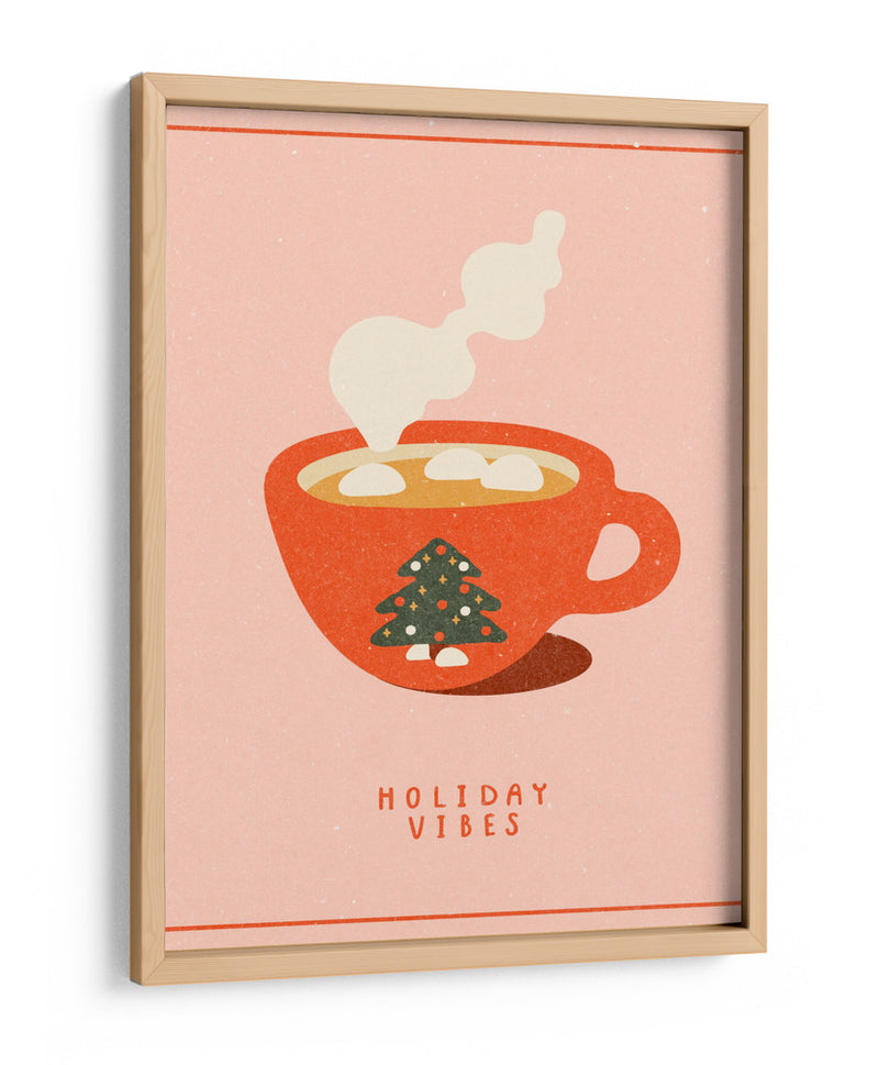 Ambiente festivo. Una taza de chocolate caliente para Navidad - NKTN | Cuadro decorativo de Canvas Lab