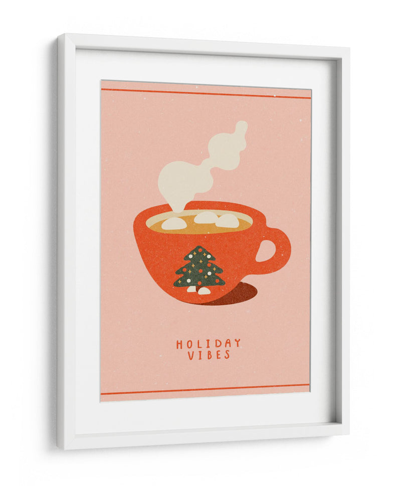 Ambiente festivo. Una taza de chocolate caliente para Navidad - NKTN | Cuadro decorativo de Canvas Lab