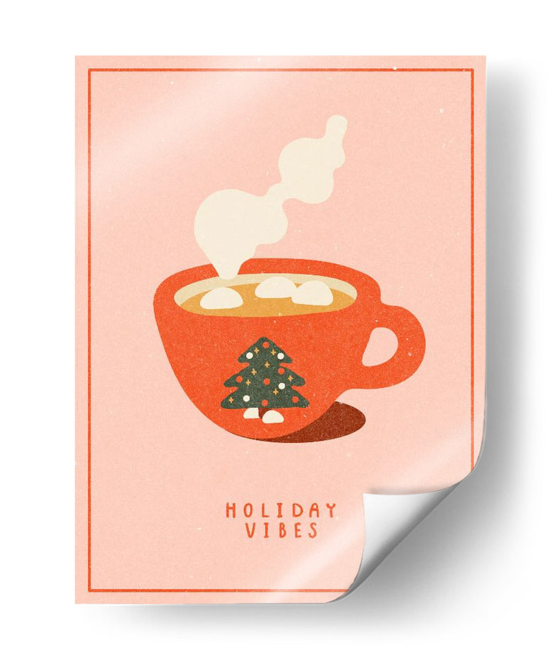 Ambiente festivo. Una taza de chocolate caliente para Navidad - NKTN | Cuadro decorativo de Canvas Lab