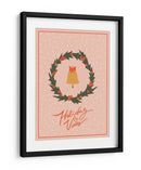 Corona navideña con campana y lazo - NKTN | Cuadro decorativo de Canvas Lab