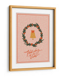 Corona navideña con campana y lazo - NKTN | Cuadro decorativo de Canvas Lab