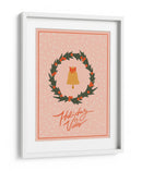 Corona navideña con campana y lazo - NKTN | Cuadro decorativo de Canvas Lab