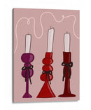 Trío de Velas - Athene Fritsch | Cuadro decorativo de Canvas Lab