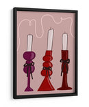 Trío de Velas - Athene Fritsch | Cuadro decorativo de Canvas Lab