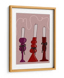 Trío de Velas - Athene Fritsch | Cuadro decorativo de Canvas Lab