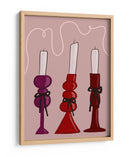 Trío de Velas - Athene Fritsch | Cuadro decorativo de Canvas Lab