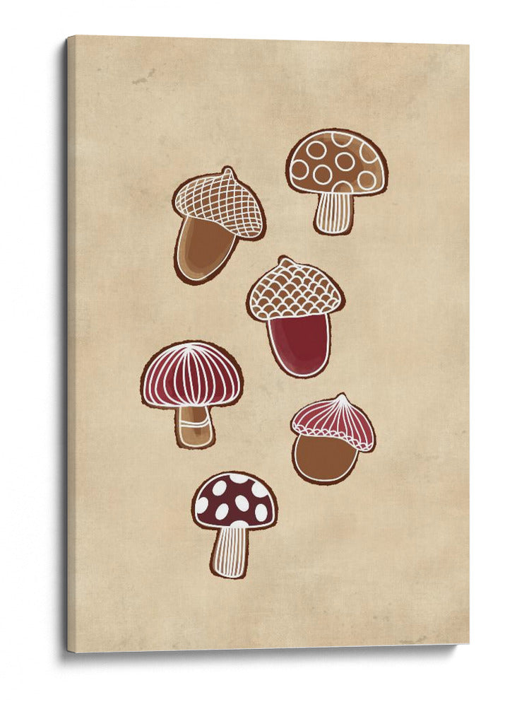 Galletas de bellota y champiñones - Rosana Laiz Blursbyai | Cuadro decorativo de Canvas Lab