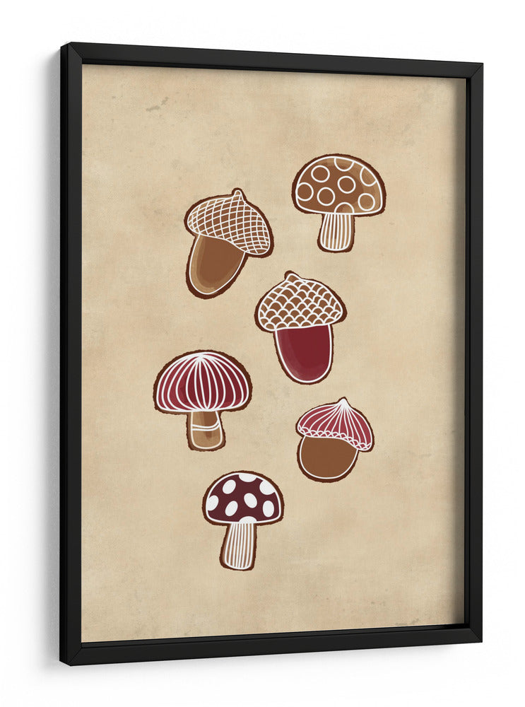 Galletas de bellota y champiñones - Rosana Laiz Blursbyai | Cuadro decorativo de Canvas Lab