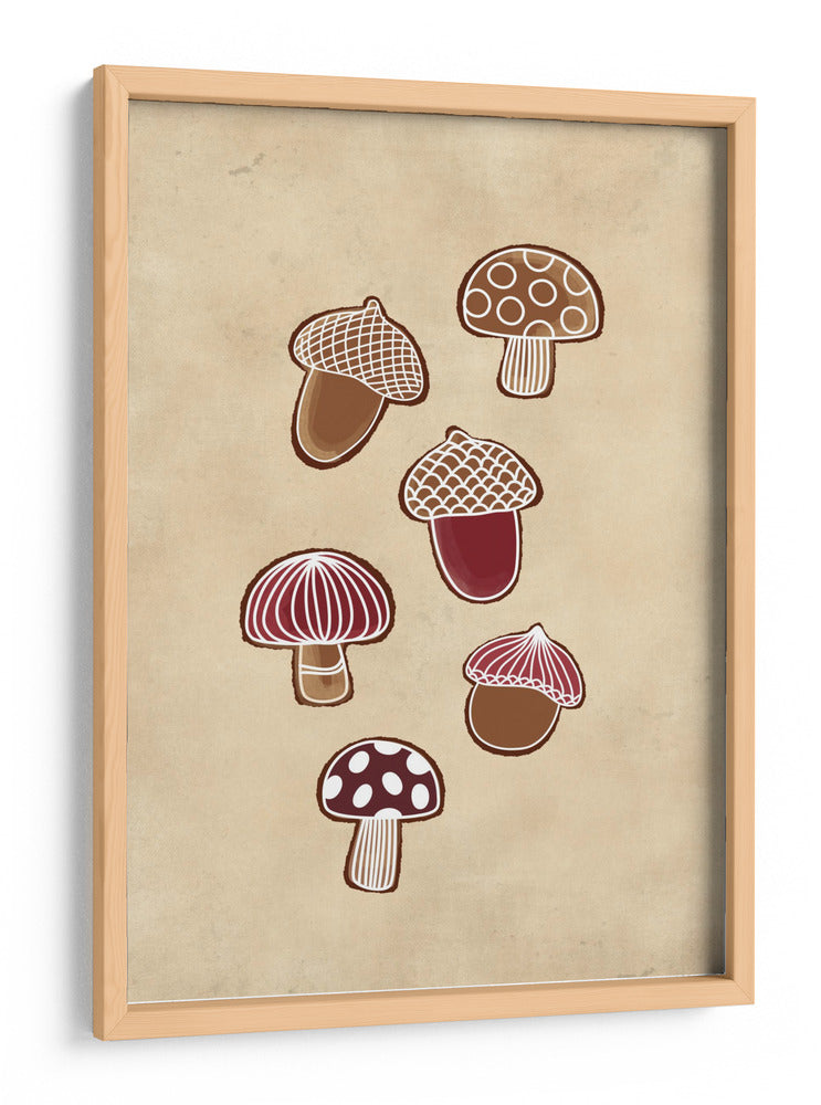 Galletas de bellota y champiñones - Rosana Laiz Blursbyai | Cuadro decorativo de Canvas Lab