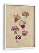 Galletas de bellota y champiñones - Rosana Laiz Blursbyai | Cuadro decorativo de Canvas Lab