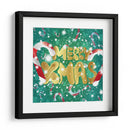 Feliz Navidad Lettering - Marika Barsrsind | Cuadro decorativo de Canvas Lab