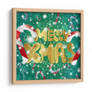 Feliz Navidad Lettering - Marika Barsrsind | Cuadro decorativo de Canvas Lab
