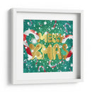 Feliz Navidad Lettering - Marika Barsrsind | Cuadro decorativo de Canvas Lab