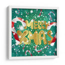 Feliz Navidad Lettering - Marika Barsrsind | Cuadro decorativo de Canvas Lab