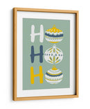 HoHoHo Alegre pequeña ilustración de Navidad menta - Annick | Cuadro decorativo de Canvas Lab