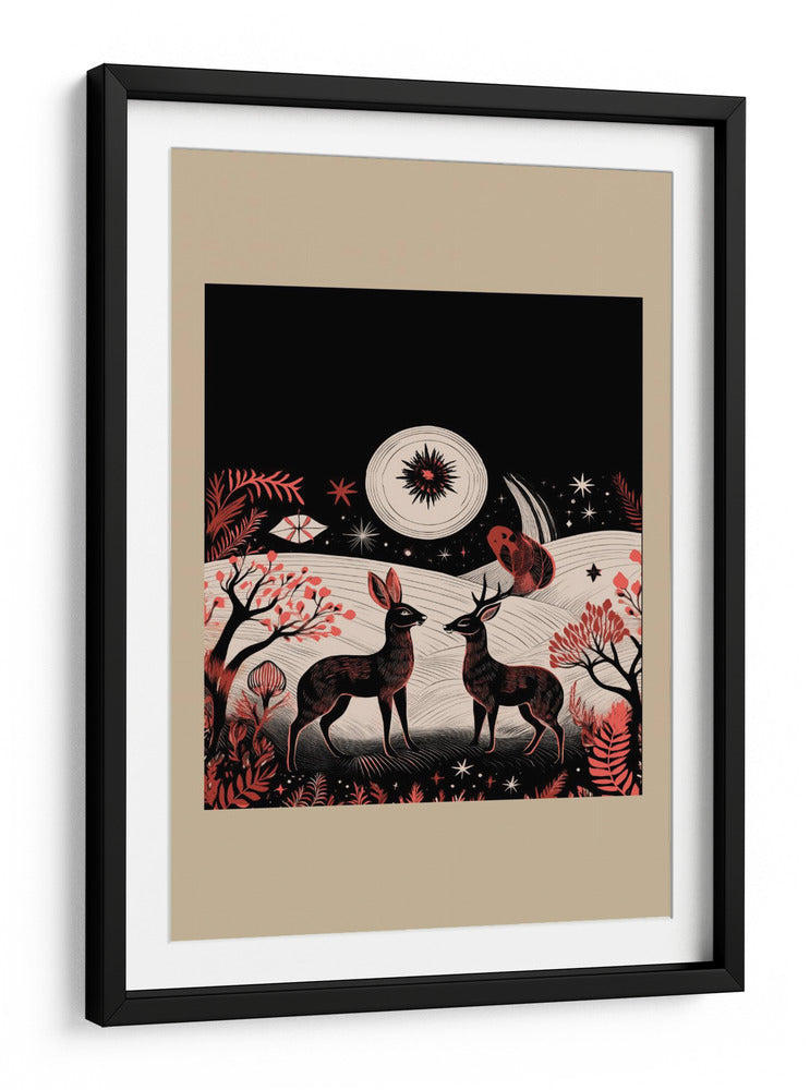 Scandi Folk y Prendas de Punto: Folklore Holiday 3 - casa cartissi | Cuadro decorativo de Canvas Lab