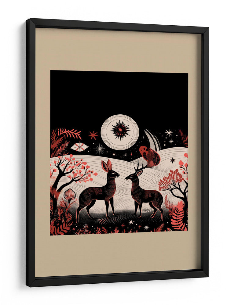 Scandi Folk y Prendas de Punto: Folklore Holiday 3 - casa cartissi | Cuadro decorativo de Canvas Lab