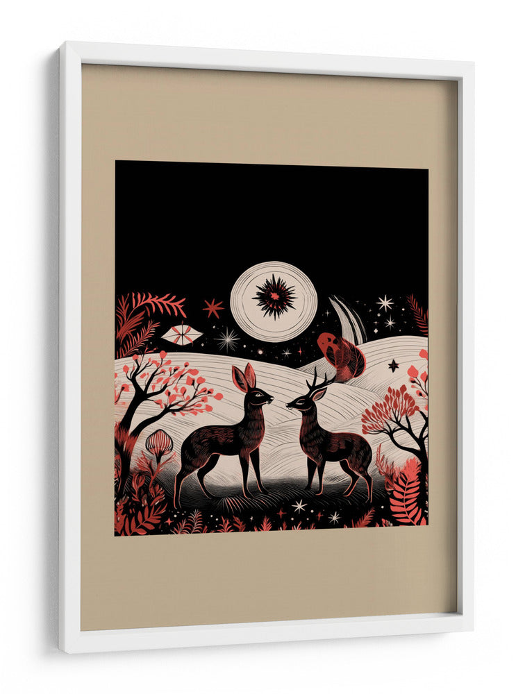 Scandi Folk y Prendas de Punto: Folklore Holiday 3 - casa cartissi | Cuadro decorativo de Canvas Lab