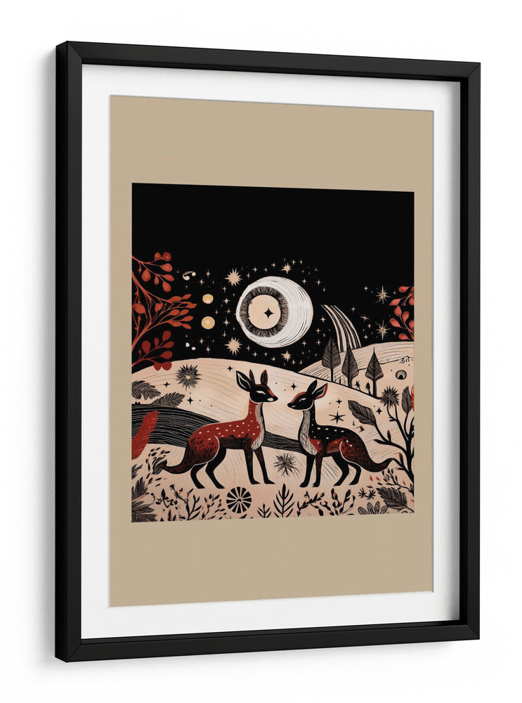 Scandi Folk and Knitwear: Folklore Holiday 2 - casa cartissi | Cuadro decorativo de Canvas Lab