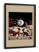 Scandi Folk and Knitwear: Folklore Holiday 2 - casa cartissi | Cuadro decorativo de Canvas Lab