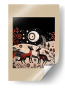 Scandi Folk and Knitwear: Folklore Holiday 2 - casa cartissi | Cuadro decorativo de Canvas Lab