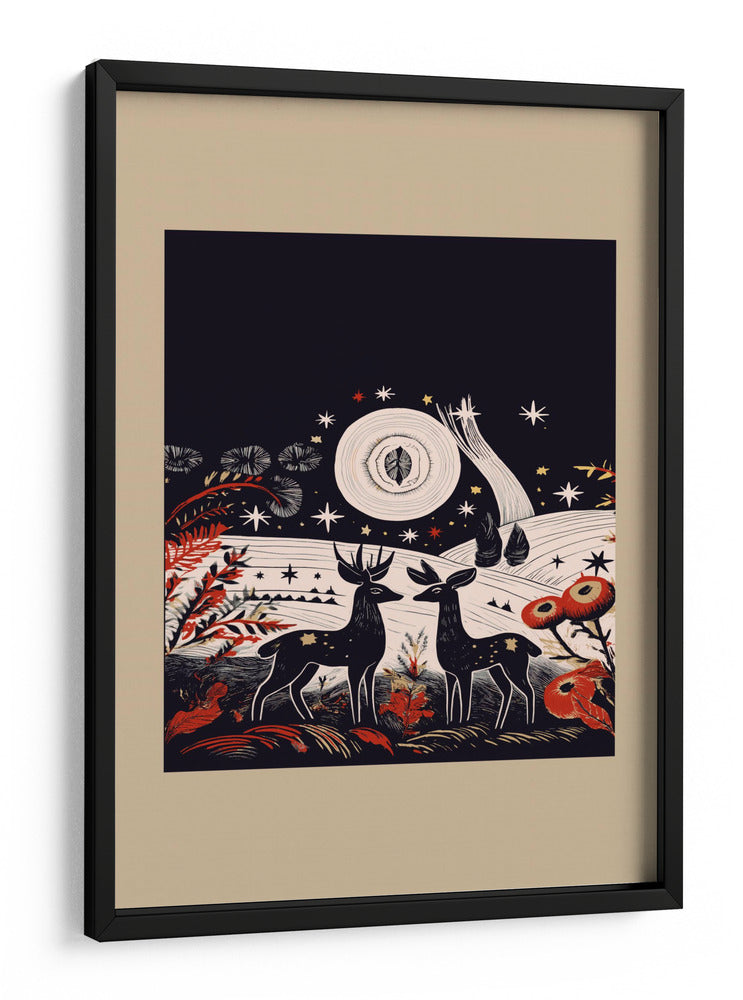 Scandi Folk and Knitwear: Folklore Holiday 1 - casa cartissi | Cuadro decorativo de Canvas Lab