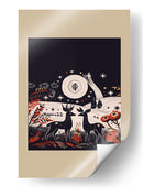 Scandi Folk and Knitwear: Folklore Holiday 1 - casa cartissi | Cuadro decorativo de Canvas Lab