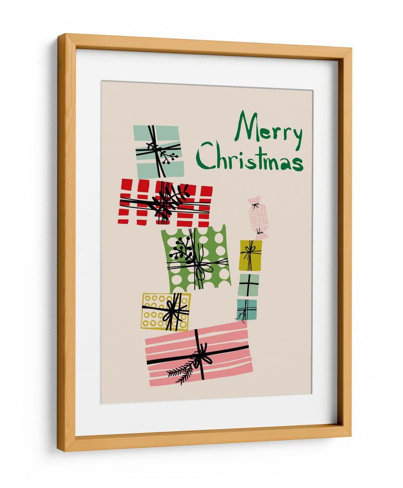 Pila tambaleante de regalos de Navidad - Annick | Cuadro decorativo de Canvas Lab