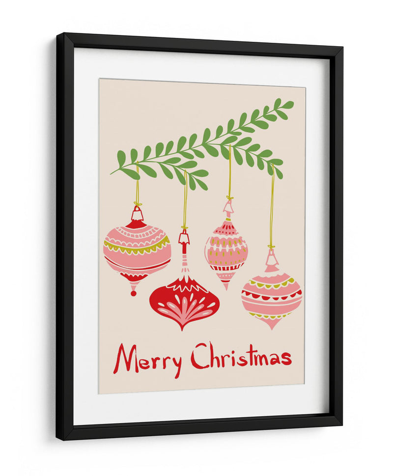 Alegres pequeñas bolas de Navidad - Annick | Cuadro decorativo de Canvas Lab