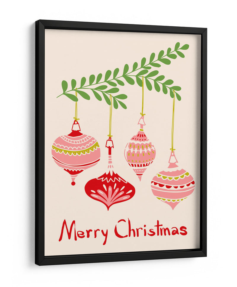Alegres pequeñas bolas de Navidad - Annick | Cuadro decorativo de Canvas Lab