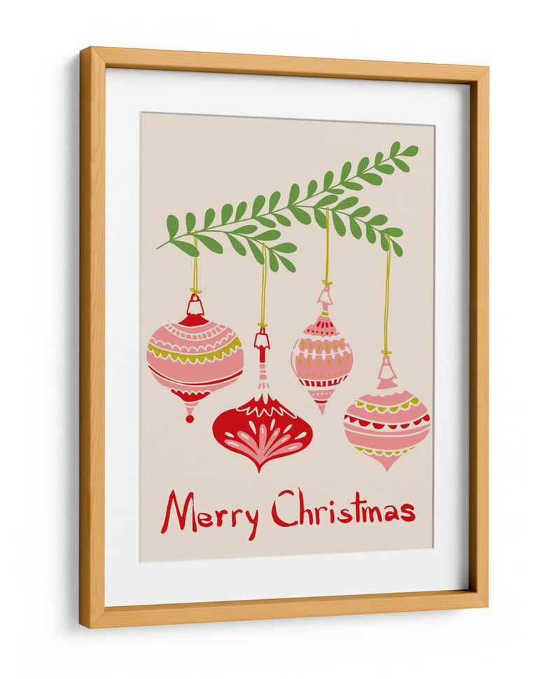 Alegres pequeñas bolas de Navidad - Annick | Cuadro decorativo de Canvas Lab