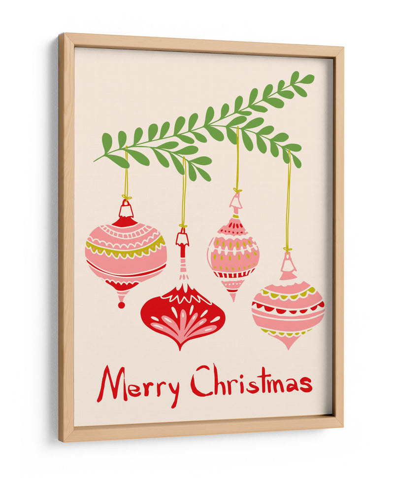 Alegres pequeñas bolas de Navidad - Annick | Cuadro decorativo de Canvas Lab