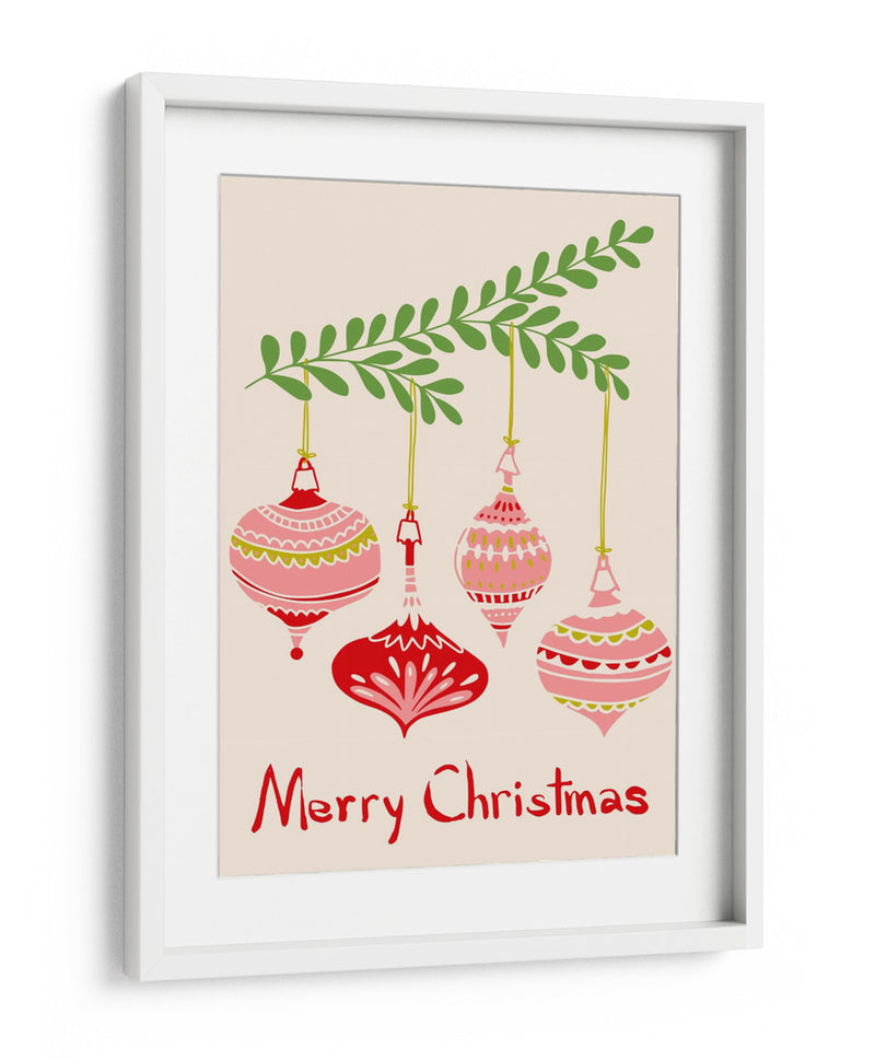 Alegres pequeñas bolas de Navidad - Annick | Cuadro decorativo de Canvas Lab