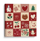 Patrón de Navidad - sucidraw | Cuadro decorativo de Canvas Lab