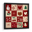 Patrón de Navidad - sucidraw | Cuadro decorativo de Canvas Lab